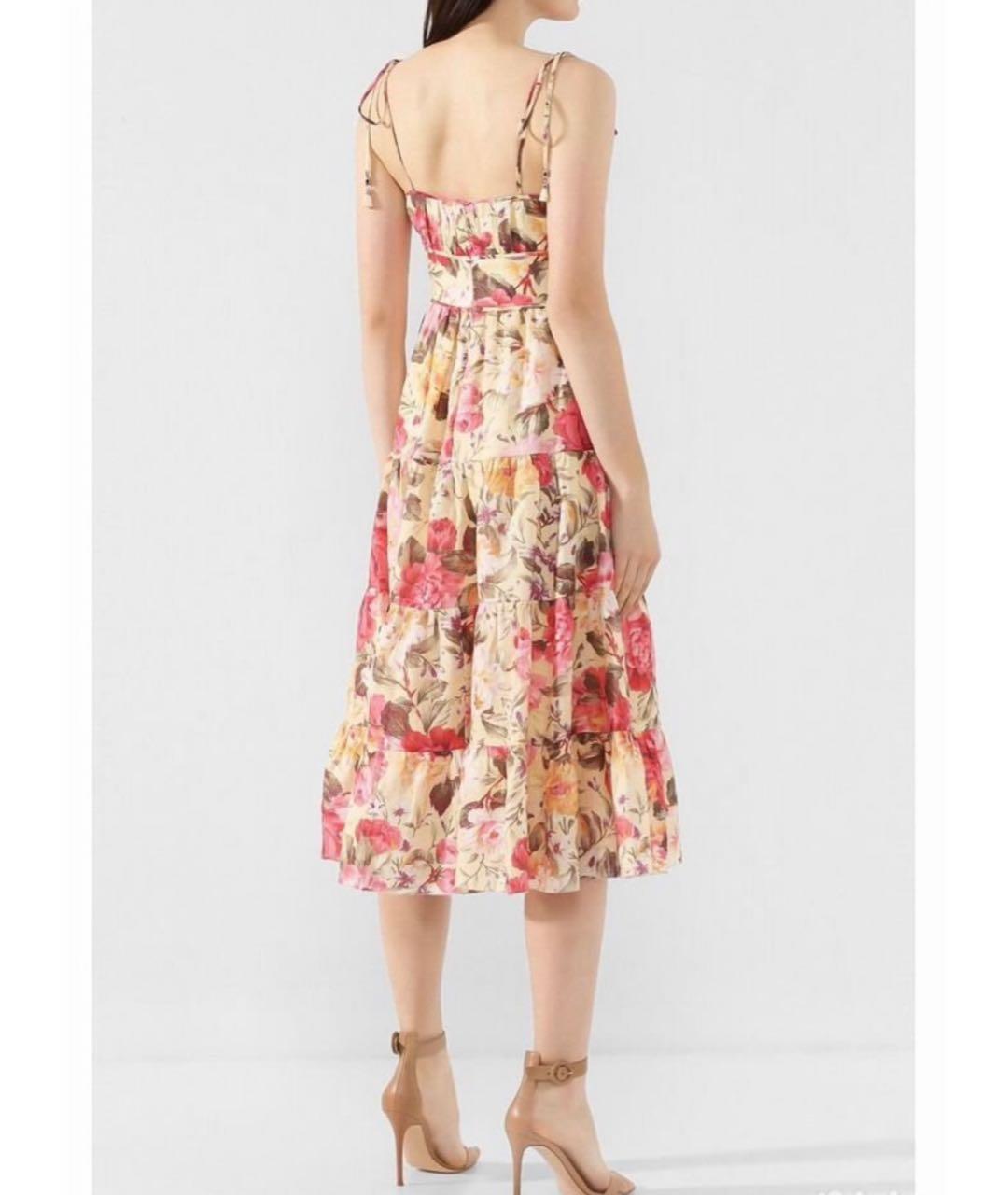 ZIMMERMANN Мульти льняной сарафан, фото 2