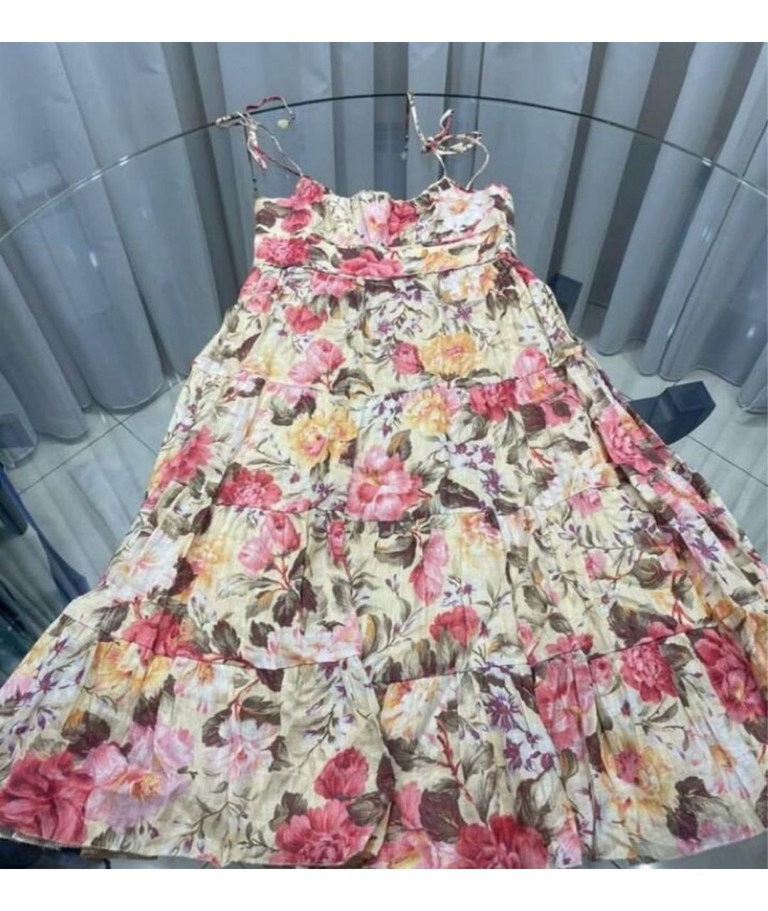 ZIMMERMANN Мульти льняной сарафан, фото 4