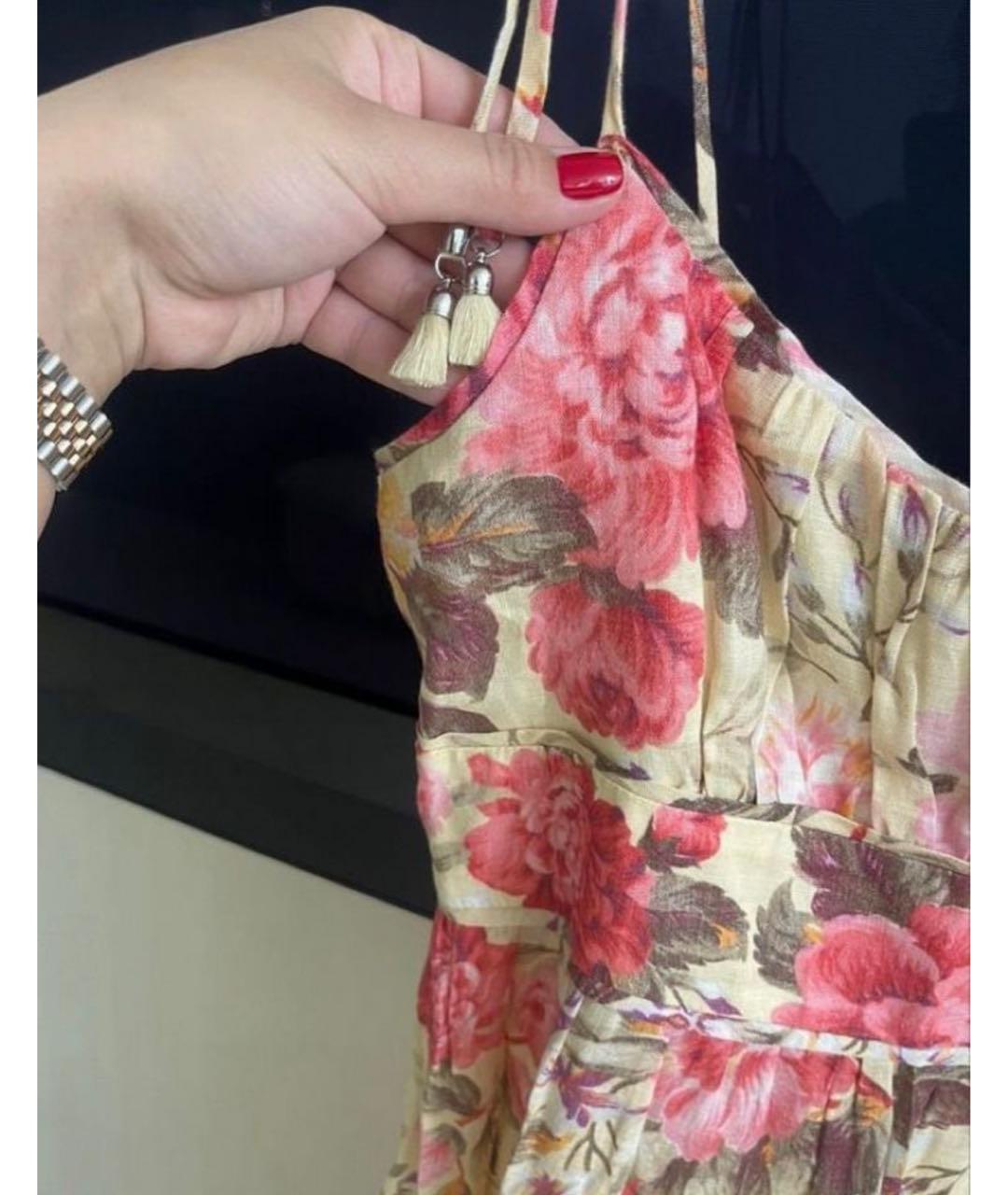 ZIMMERMANN Мульти льняной сарафан, фото 3