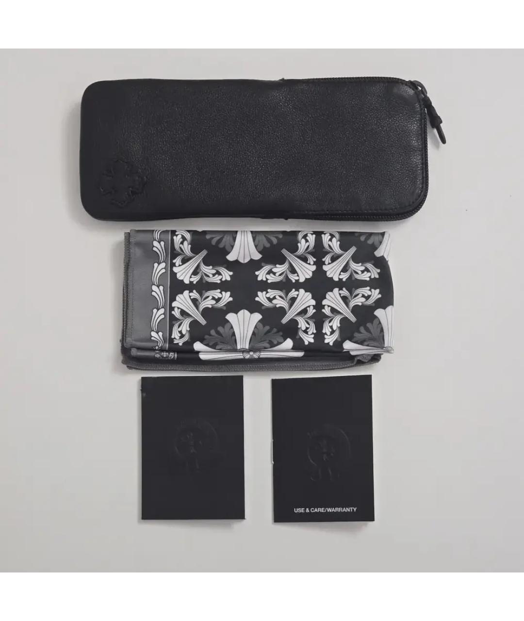 CHROME HEARTS Серебряные металлические солнцезащитные очки, фото 4