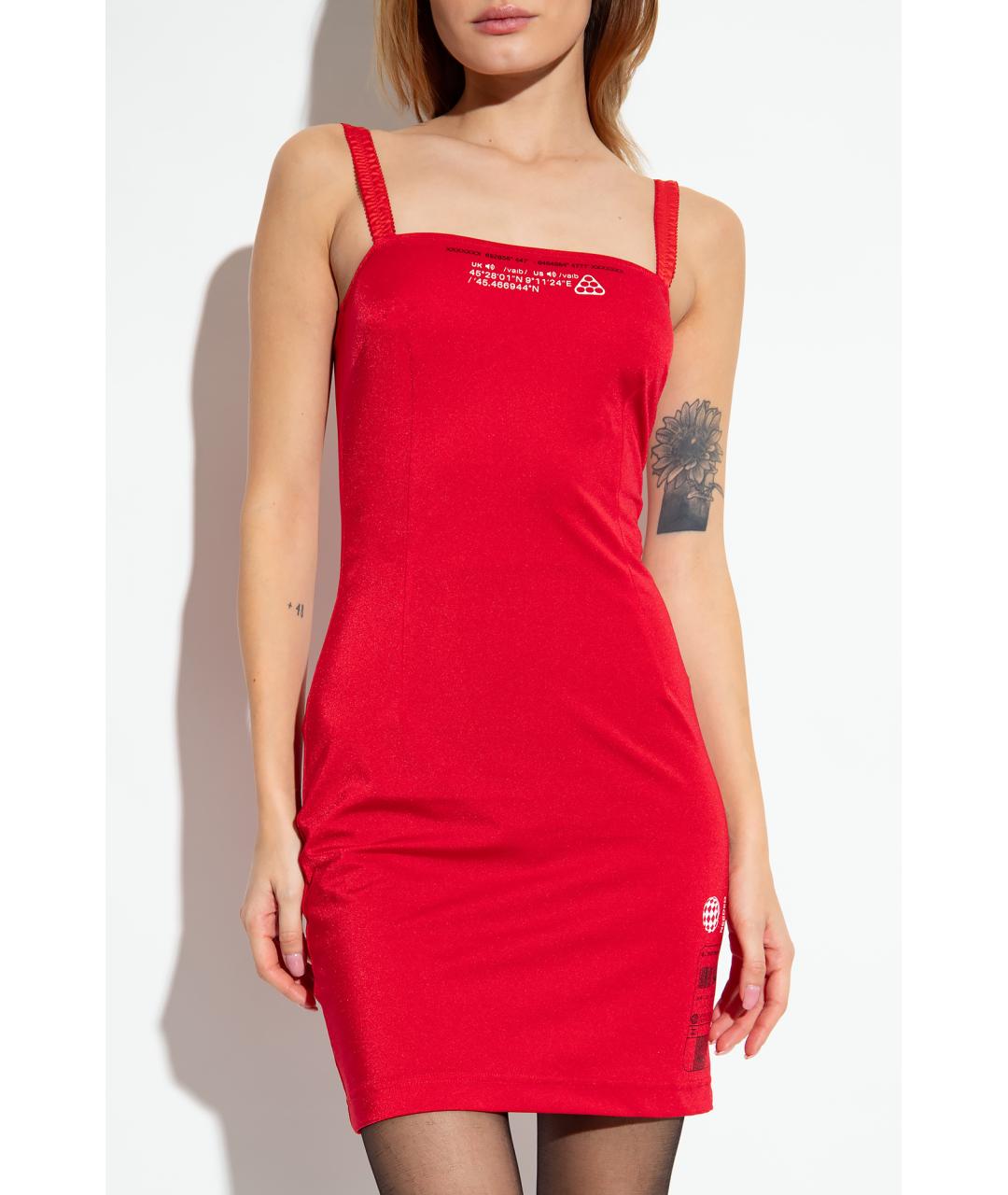 DOLCE&GABBANA Красное коктейльное платье, фото 2