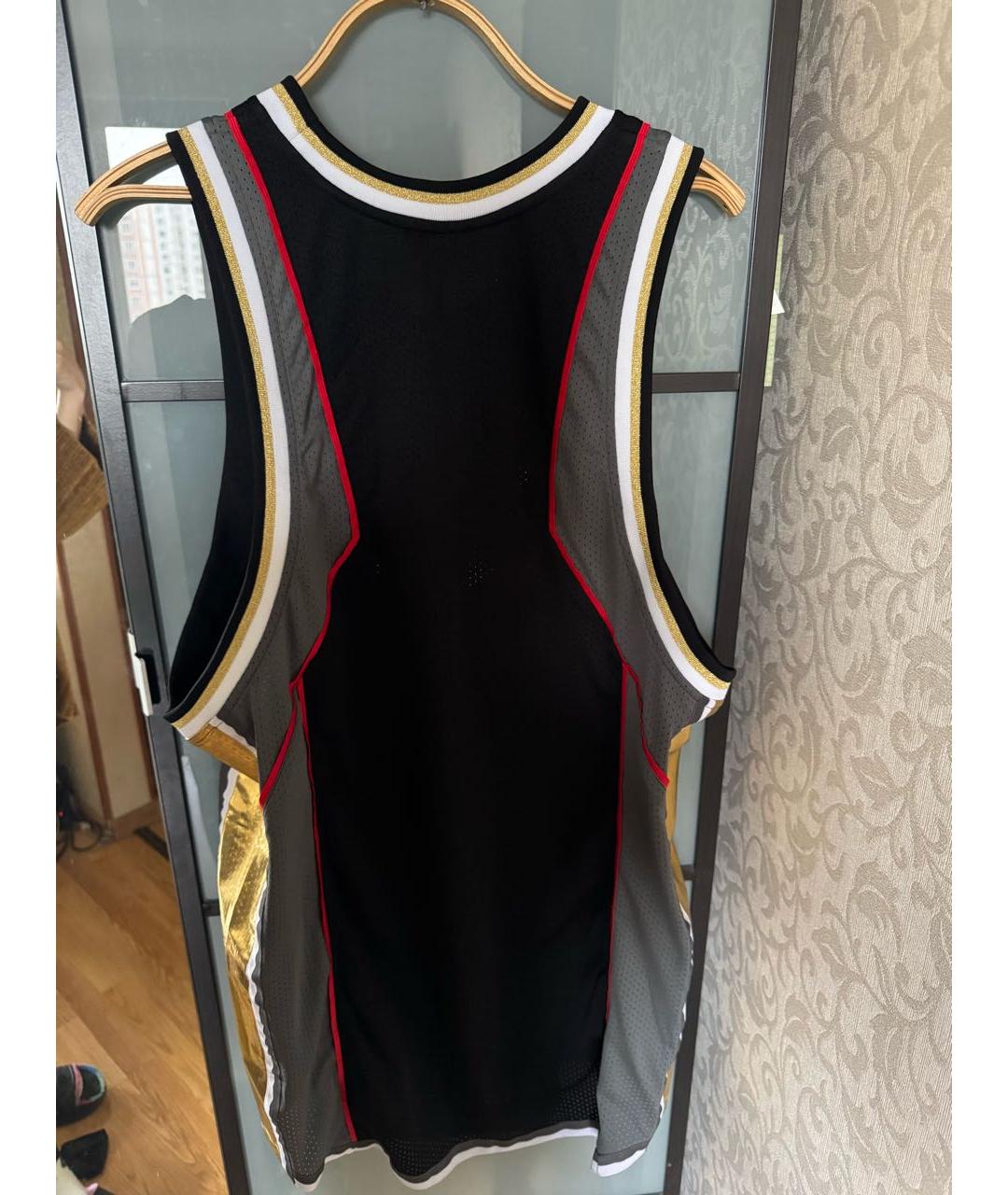 BALMAIN Черная синтетическая майка, фото 2