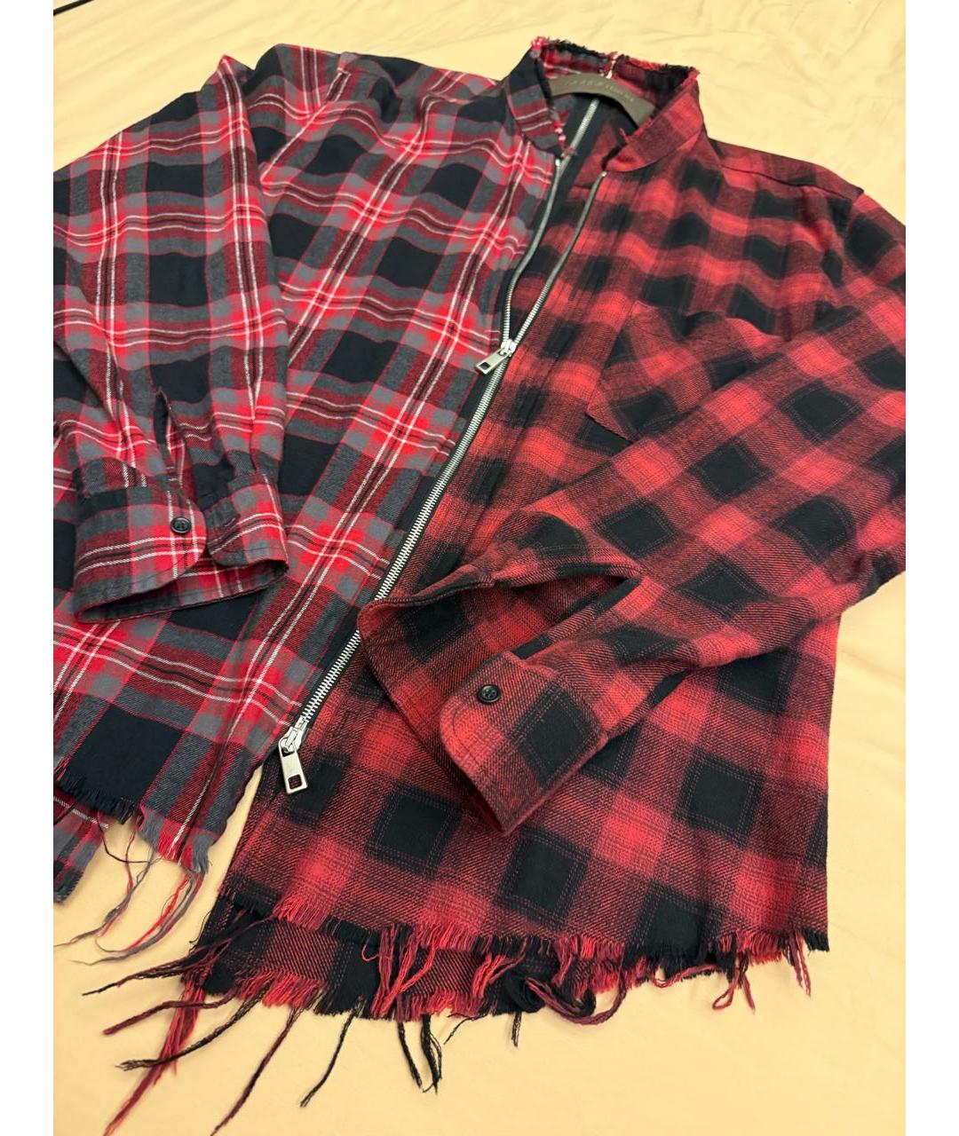 GIORGIO BRATO Бордовая хлопковая кэжуал рубашка, фото 2