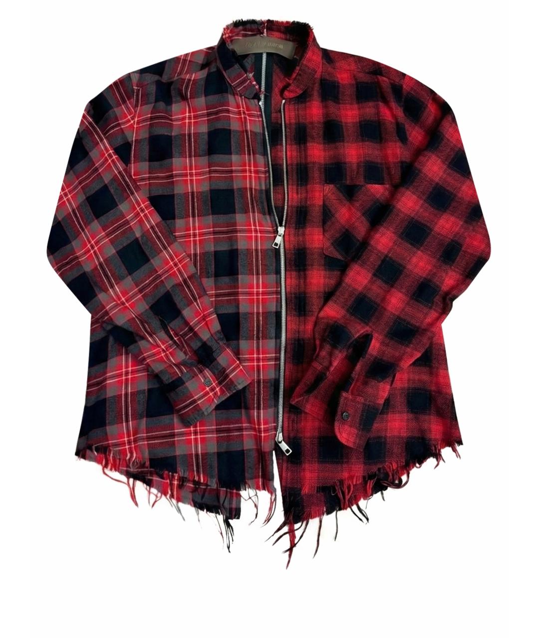 GIORGIO BRATO Бордовая хлопковая кэжуал рубашка, фото 1