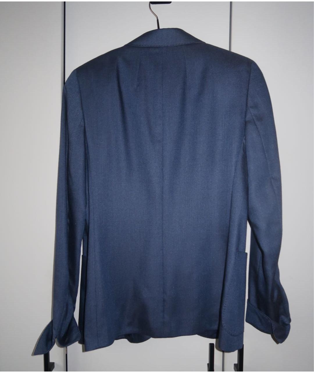 AKRIS Темно-синий кашемировый жакет/пиджак, фото 2