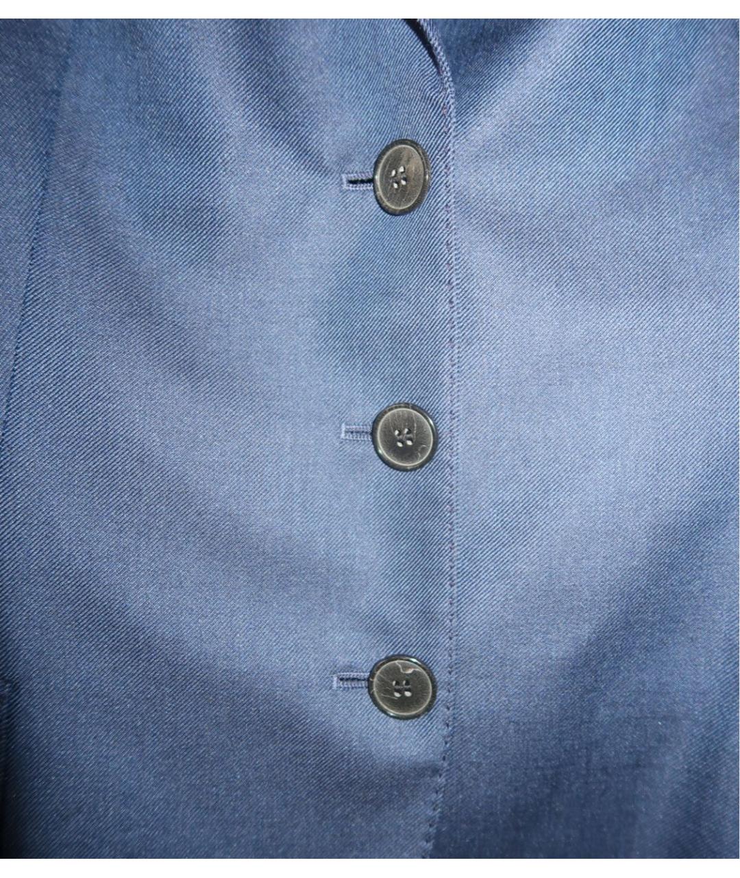 AKRIS Темно-синий кашемировый жакет/пиджак, фото 4