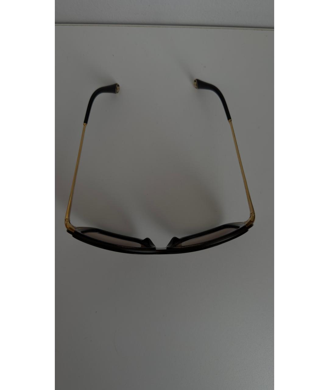 LOUIS VUITTON Коричневые пластиковые солнцезащитные очки, фото 4