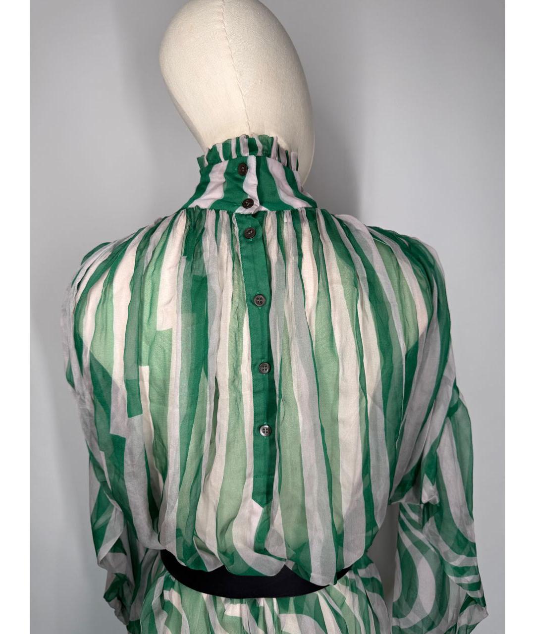 DRIES VAN NOTEN Мульти шелковое коктейльное платье, фото 5