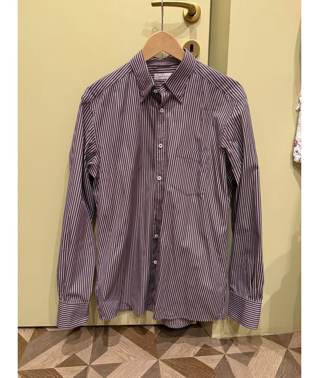 ERMENEGILDO ZEGNA XXX Бордовая хлопковая классическая рубашка, фото 6