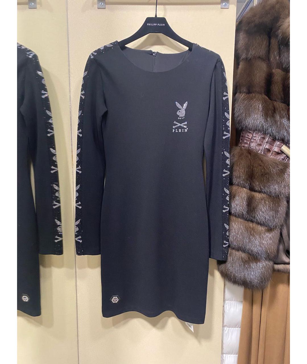 PHILIPP PLEIN Черное платье, фото 7