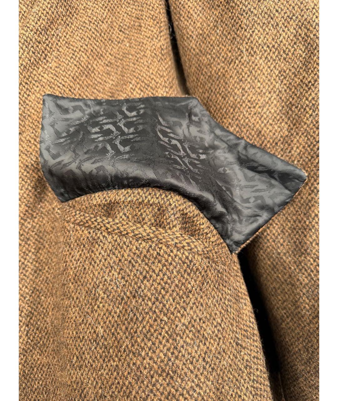 VIVIENNE WESTWOOD Коричневое шерстяное пальто, фото 5