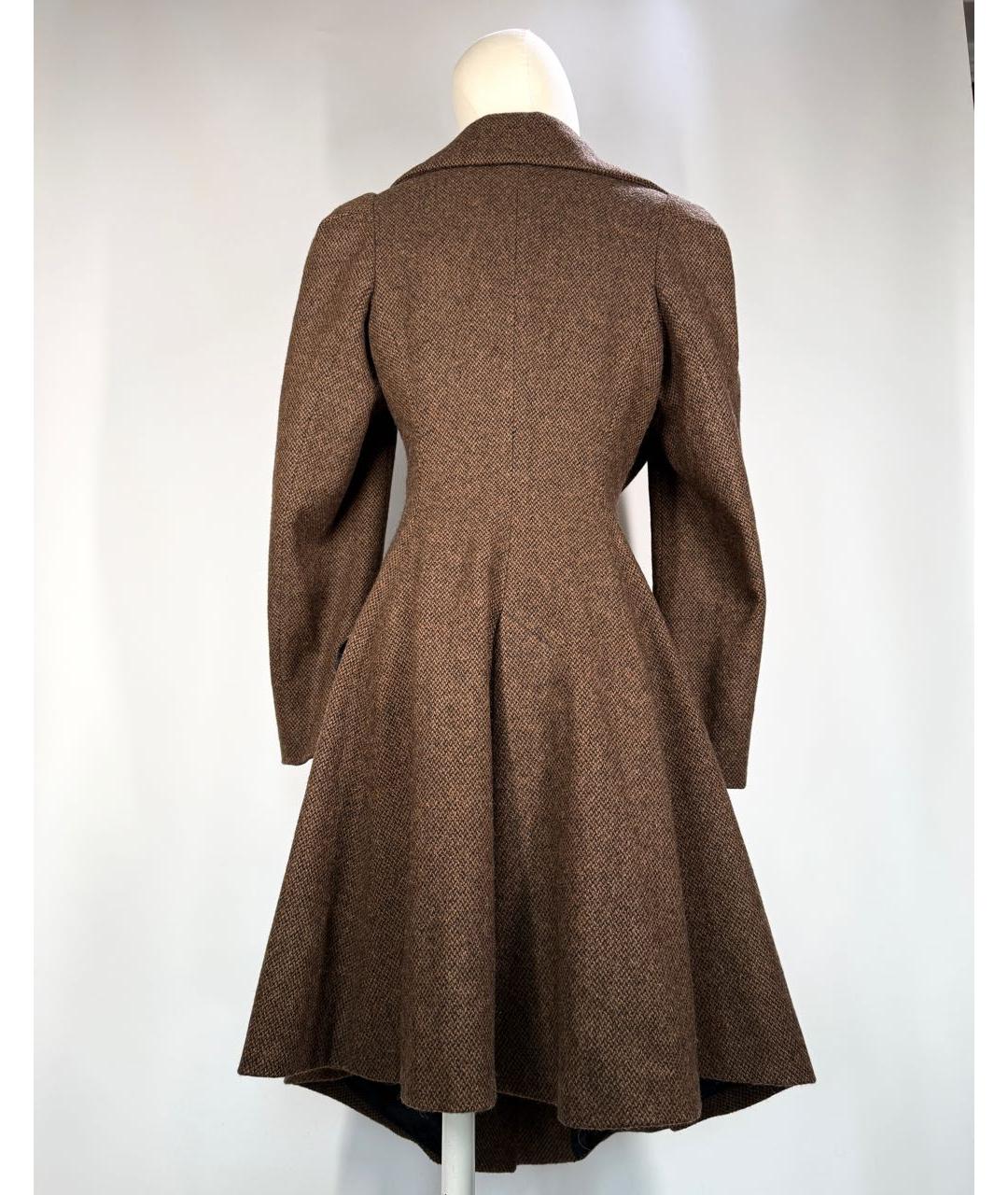 VIVIENNE WESTWOOD Коричневое шерстяное пальто, фото 3