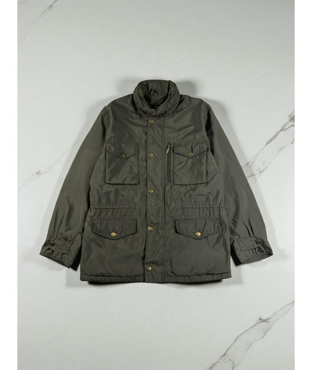 BARBOUR Хаки полиэстеровая куртка, фото 6