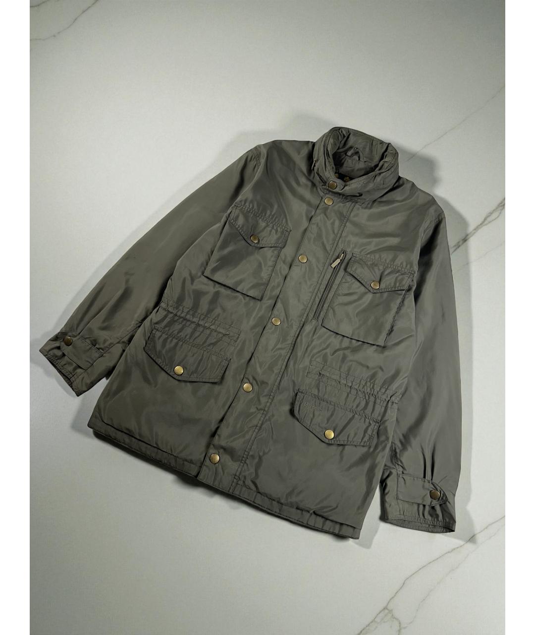 BARBOUR Хаки полиэстеровая куртка, фото 2