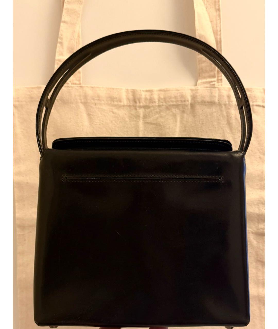 GIVENCHY Черная кожаная сумка с короткими ручками, фото 2