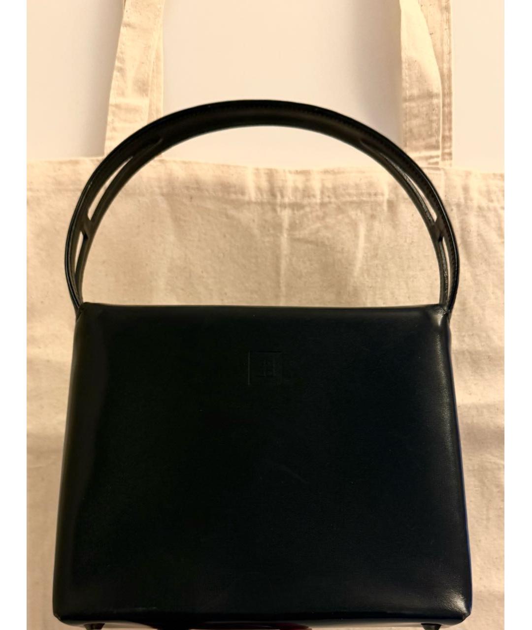 GIVENCHY Черная кожаная сумка с короткими ручками, фото 5