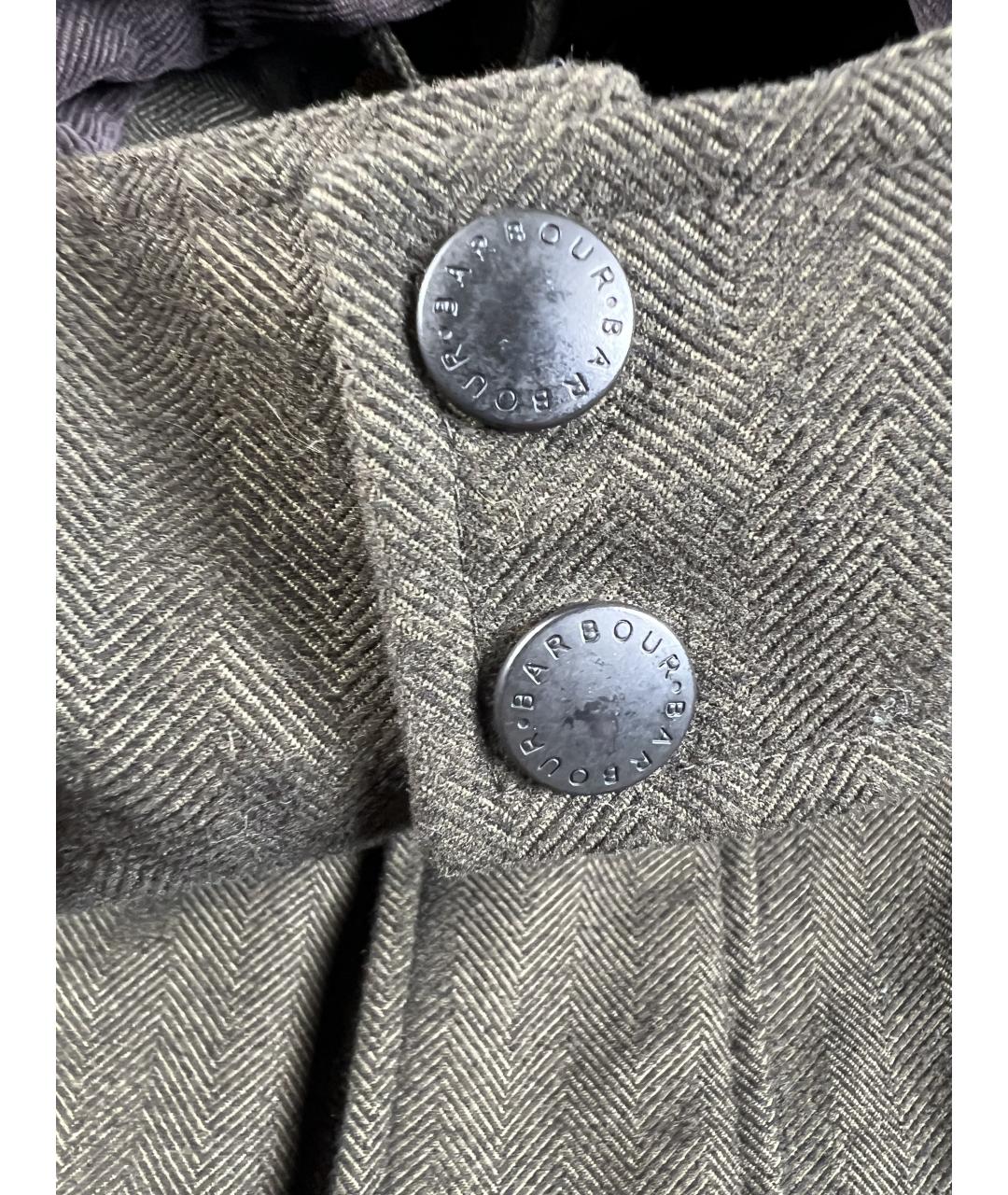 BARBOUR Коричневая твидовая парка, фото 5