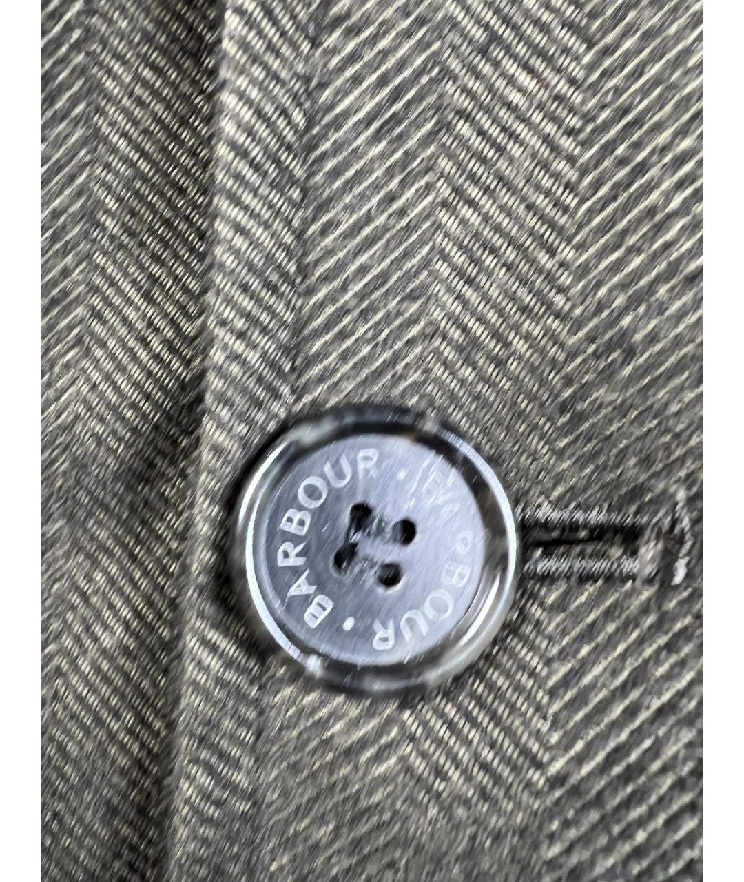 BARBOUR Коричневая твидовая парка, фото 4