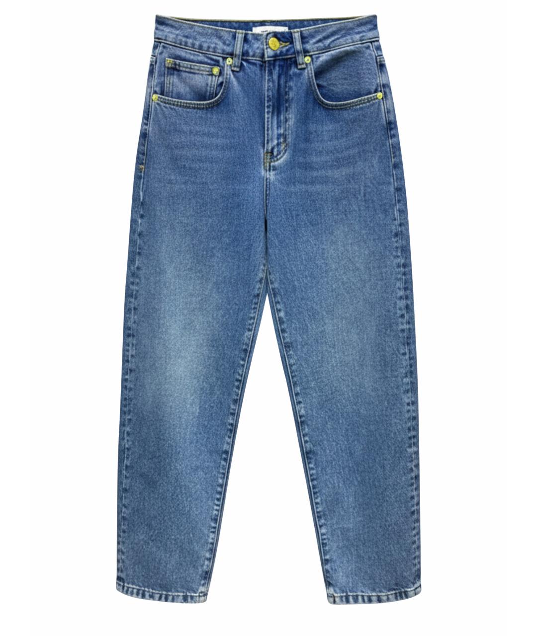 MSGM Синие прямые джинсы, фото 1