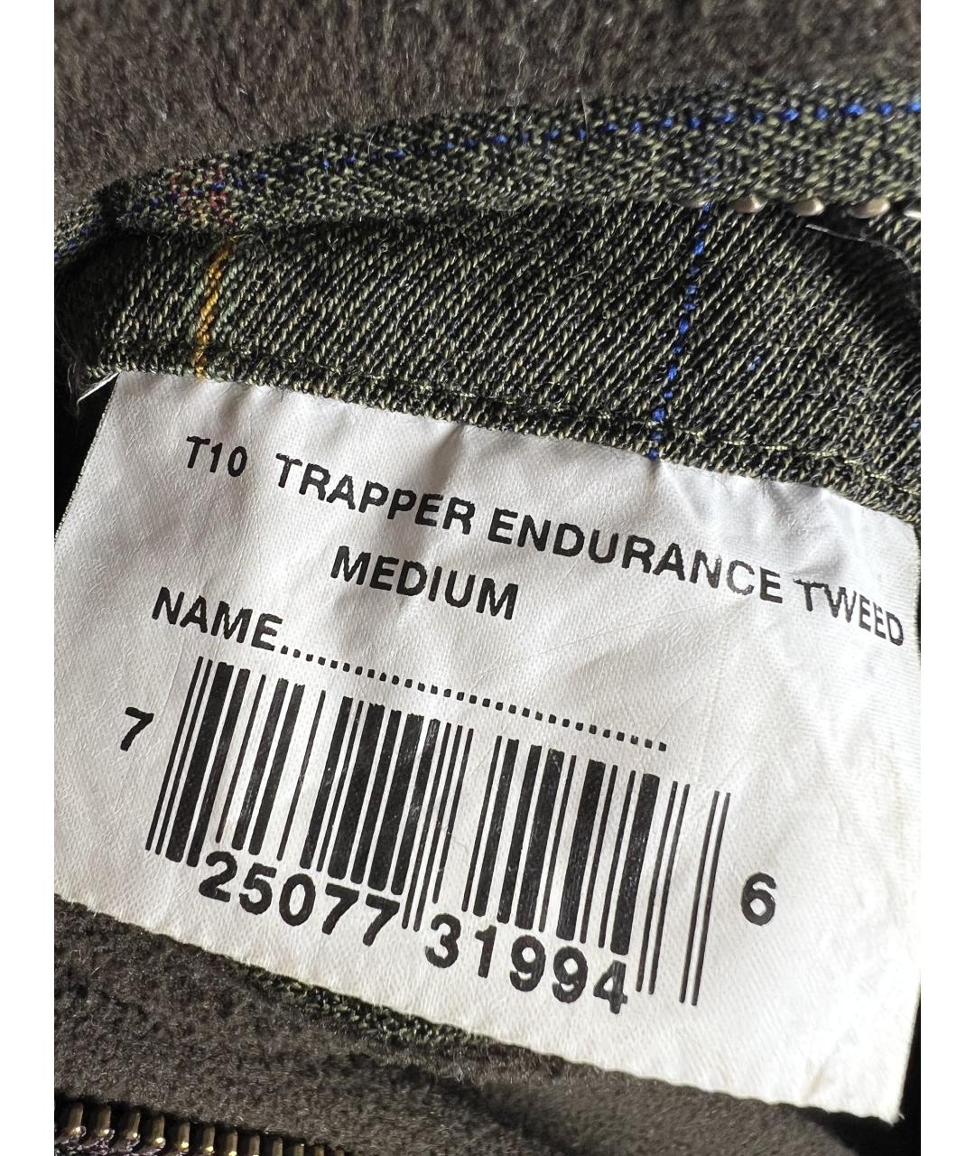 BARBOUR Хаки шерстяная куртка, фото 6