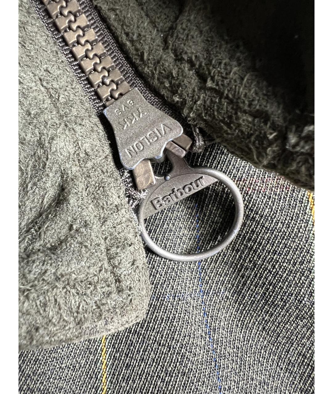 BARBOUR Хаки шерстяная куртка, фото 4