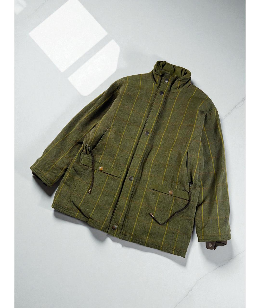 BARBOUR Хаки шерстяная куртка, фото 2