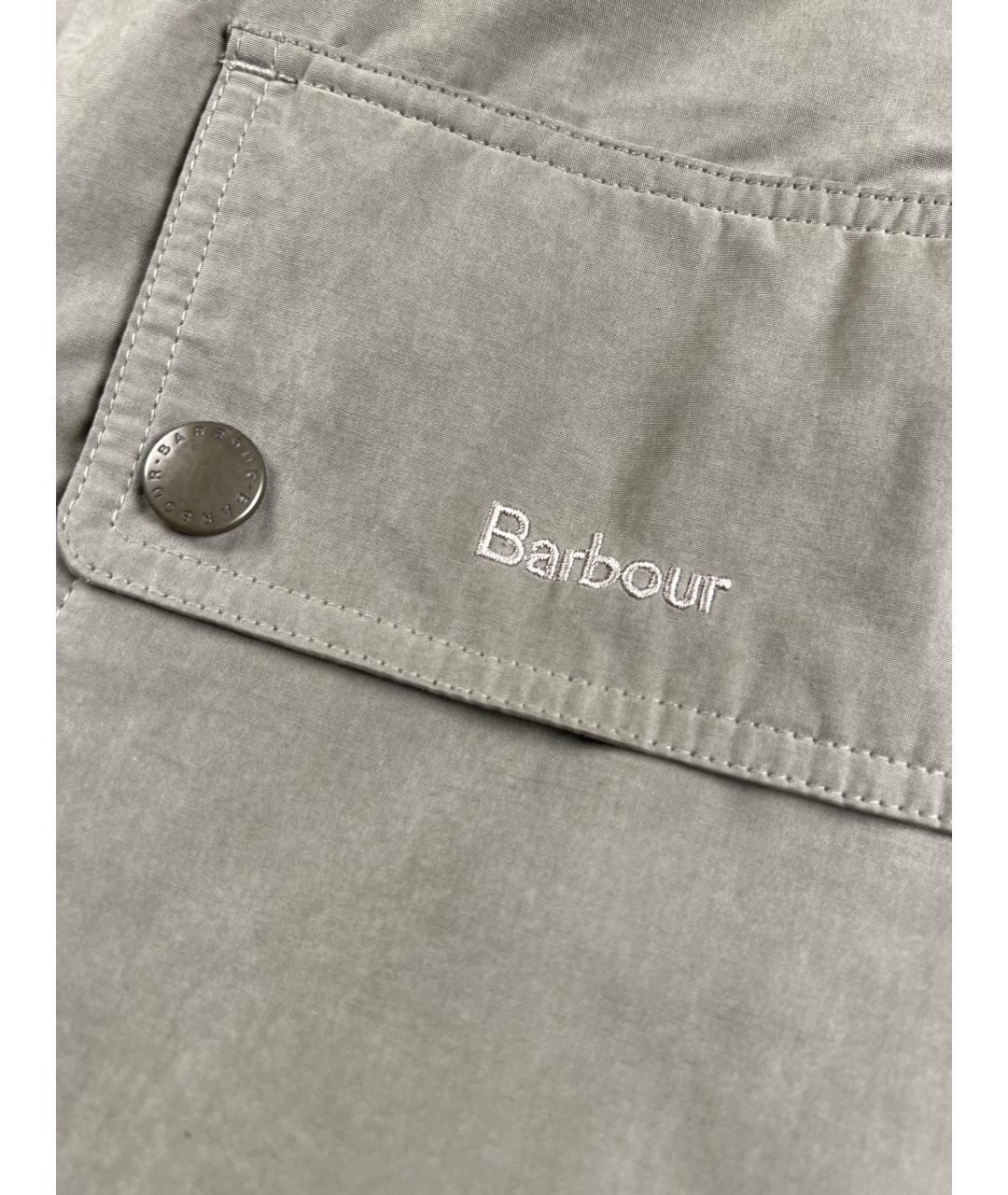 BARBOUR Бежевая хлопковая куртка, фото 3