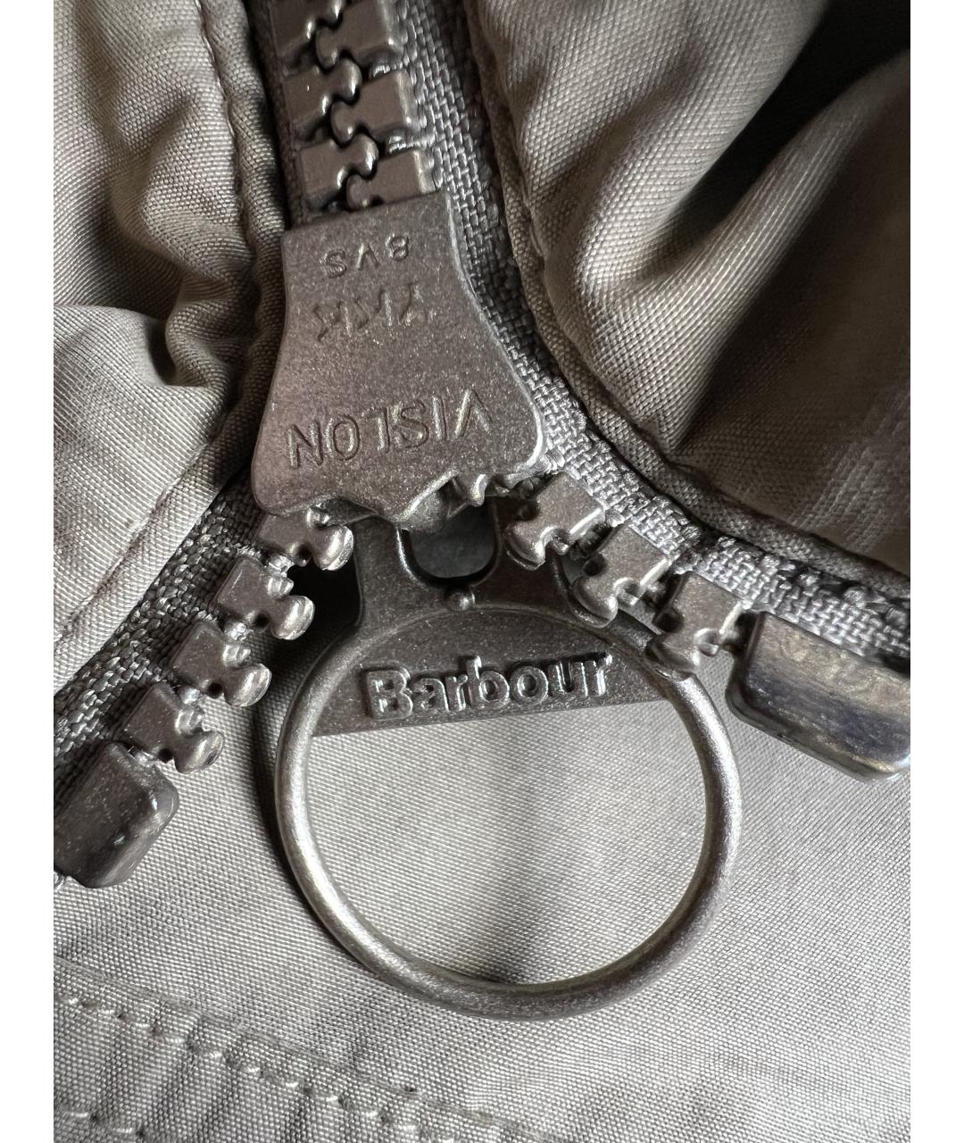 BARBOUR Бежевая хлопковая куртка, фото 5