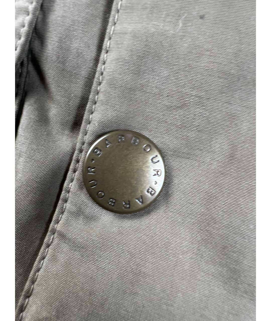 BARBOUR Бежевая хлопковая куртка, фото 4