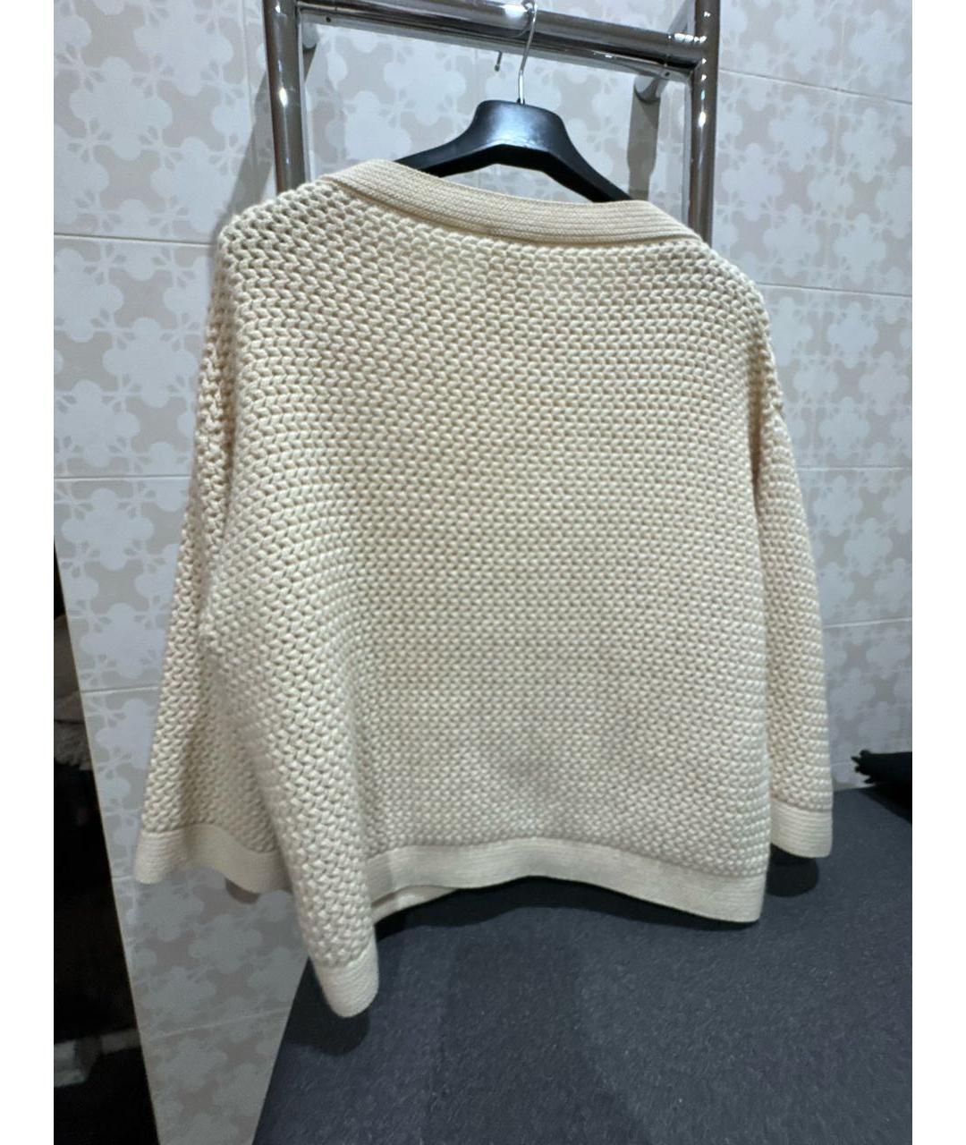 CHANEL Бежевый кашемировый джемпер / свитер, фото 2