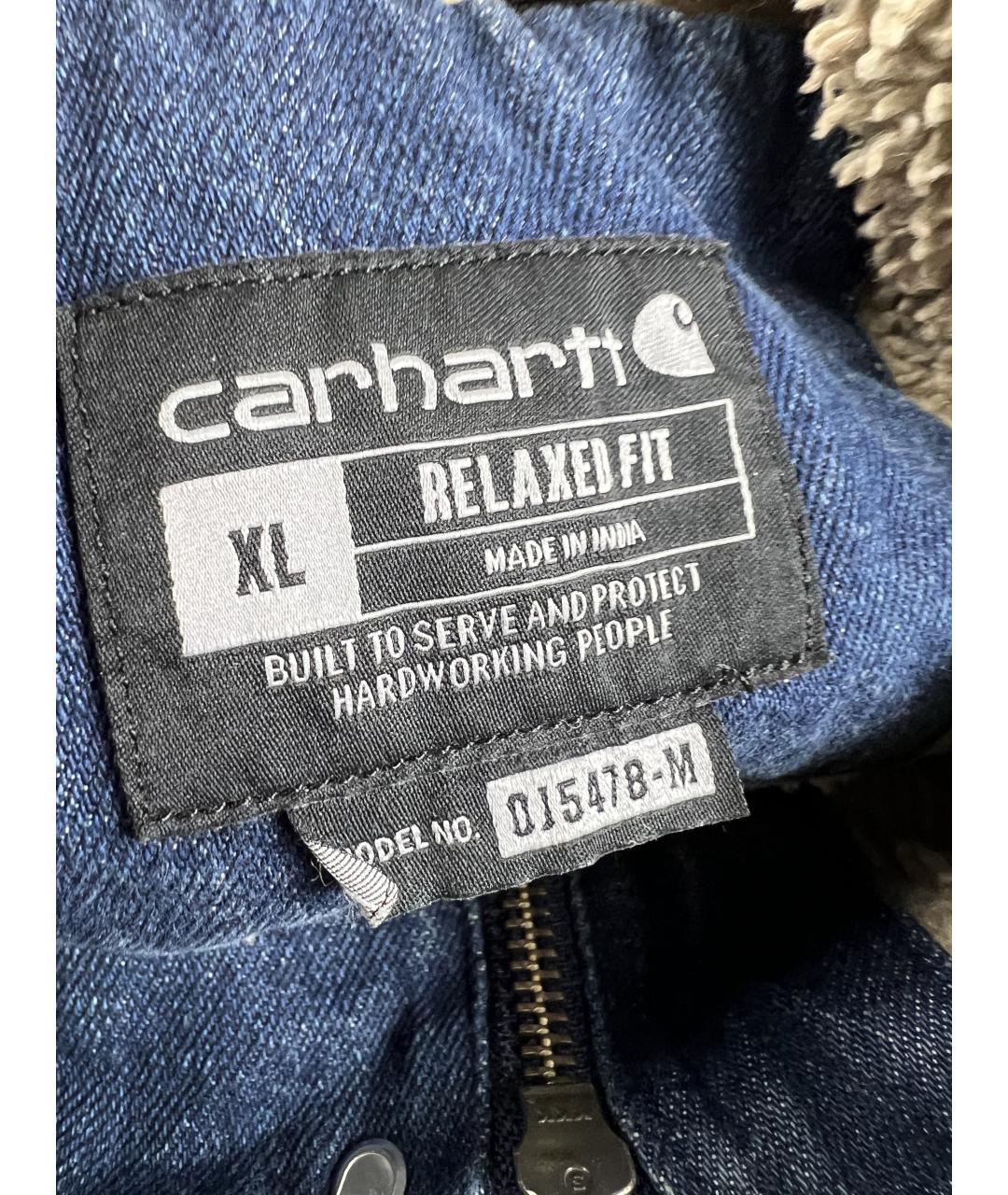 CARHARTT Синяя хлопковая куртка, фото 5