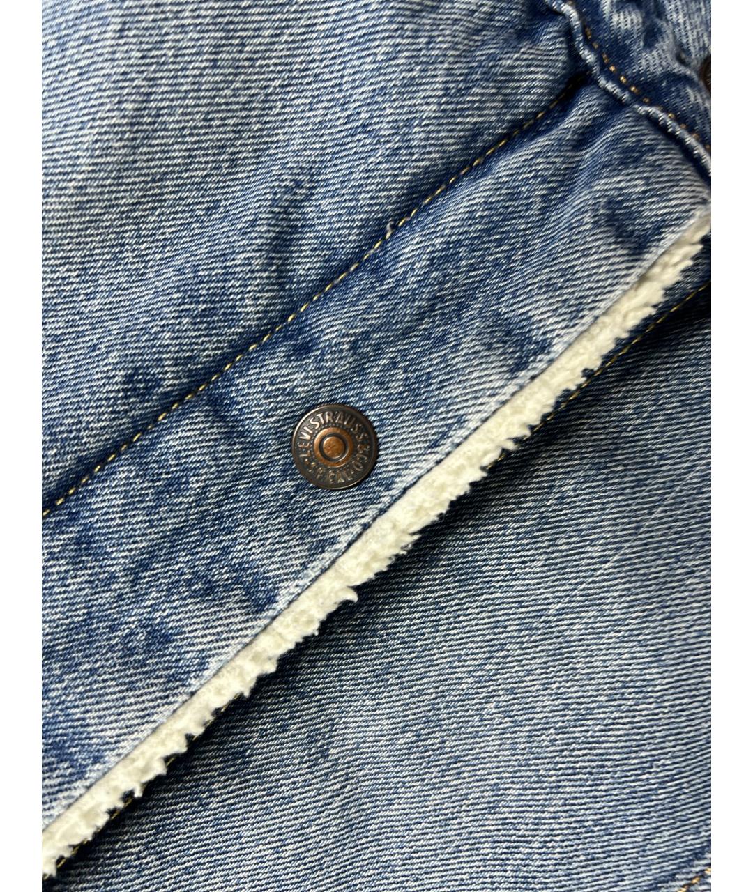 LEVI'S Голубая хлопковая куртка, фото 3