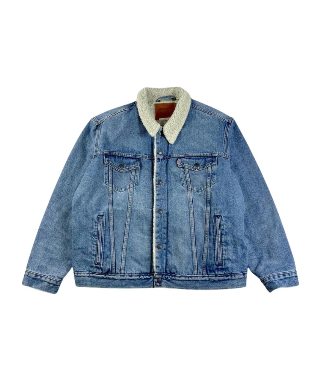 LEVI'S Голубая хлопковая куртка, фото 1