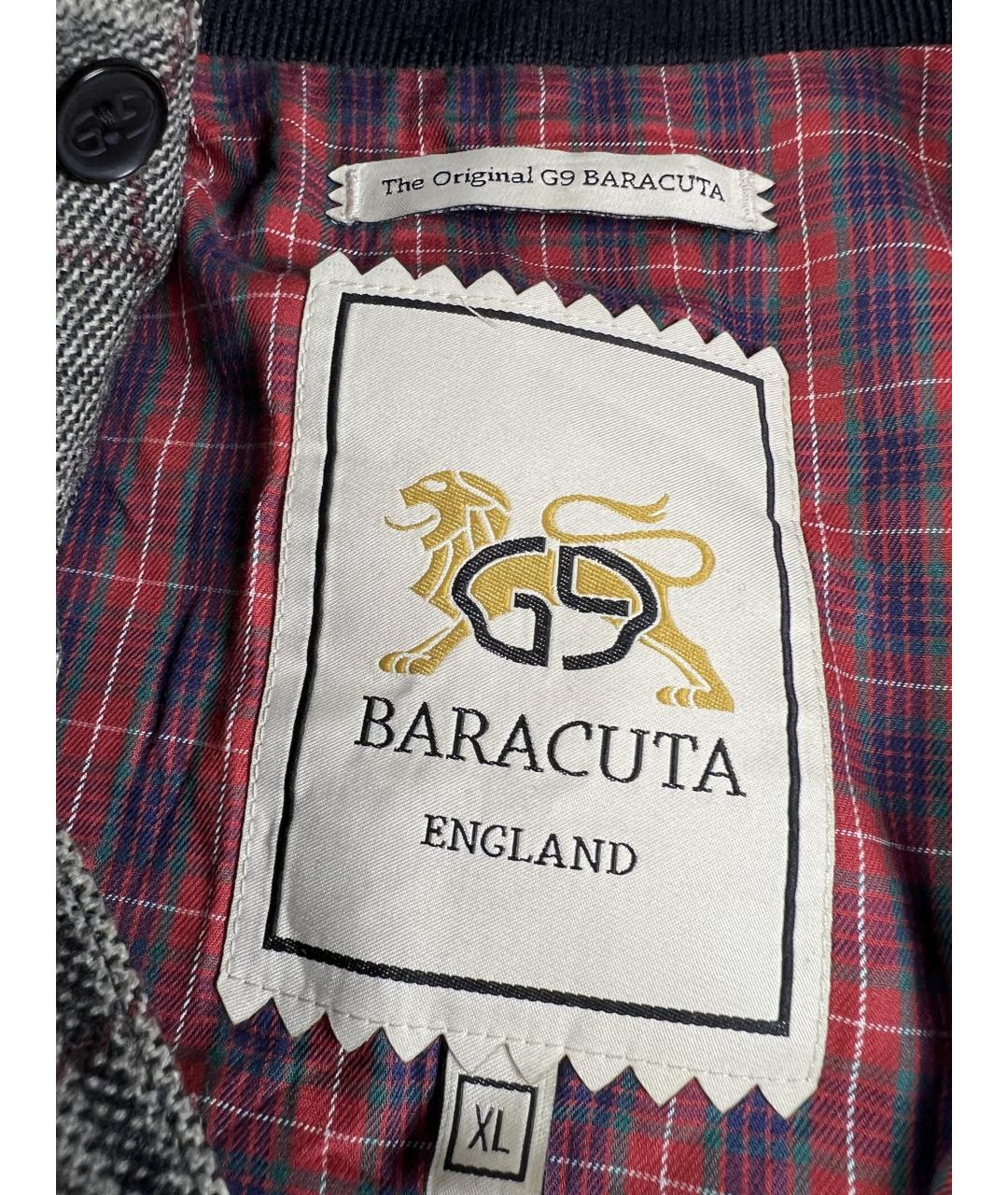 BARACUTA Серая шерстяная куртка, фото 3
