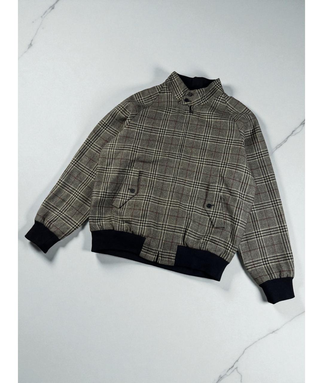 BARACUTA Серая шерстяная куртка, фото 2