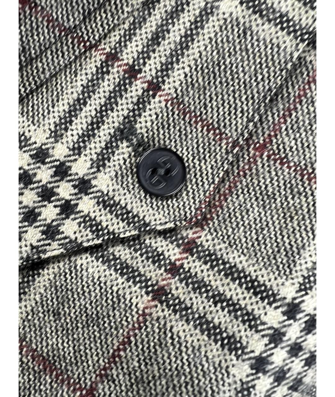 BARACUTA Серая шерстяная куртка, фото 4