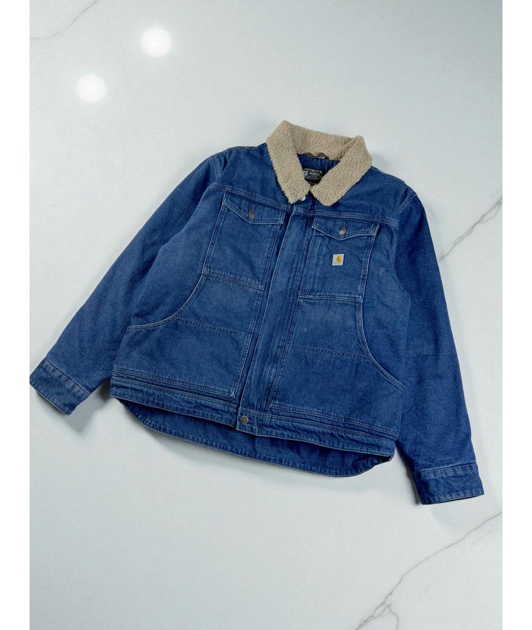 CARHARTT Синяя хлопковая куртка, фото 2