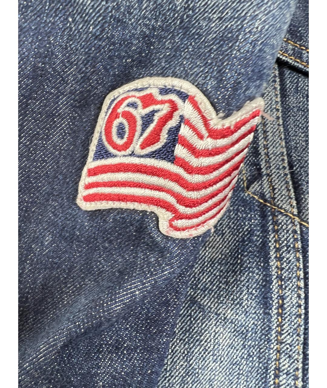 LEVI'S Темно-синяя хлопковая куртка, фото 5