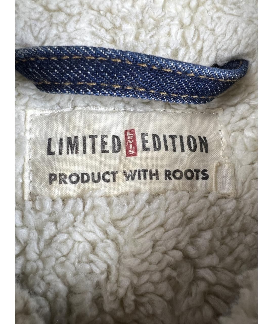 LEVI'S Темно-синяя хлопковая куртка, фото 6