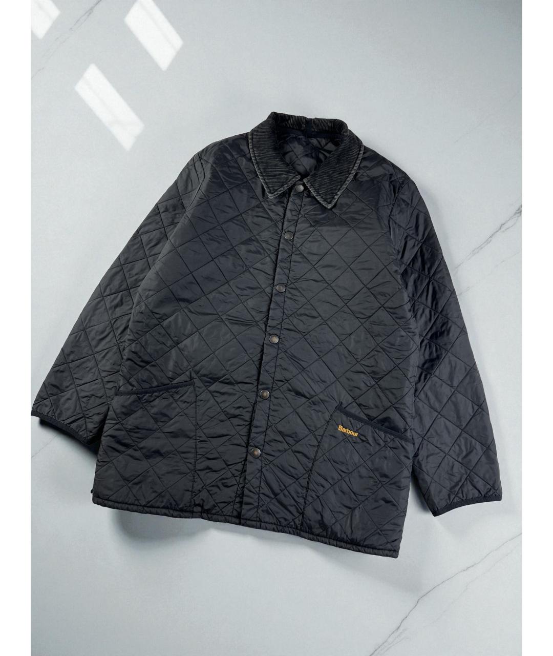 BARBOUR Черная полиэстеровая куртка, фото 2