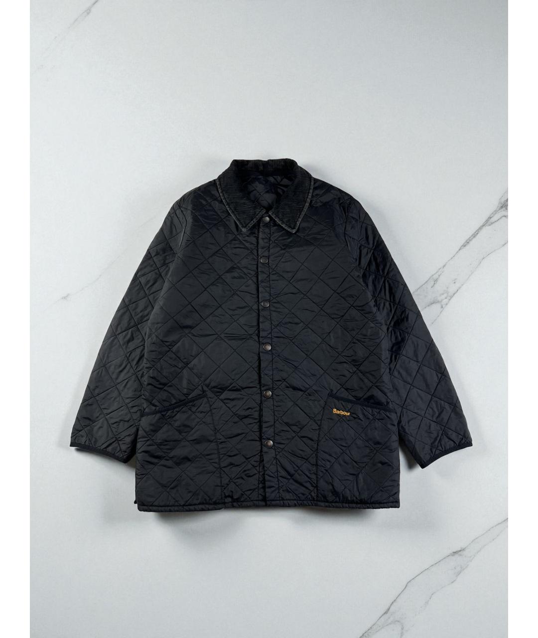 BARBOUR Черная полиэстеровая куртка, фото 6