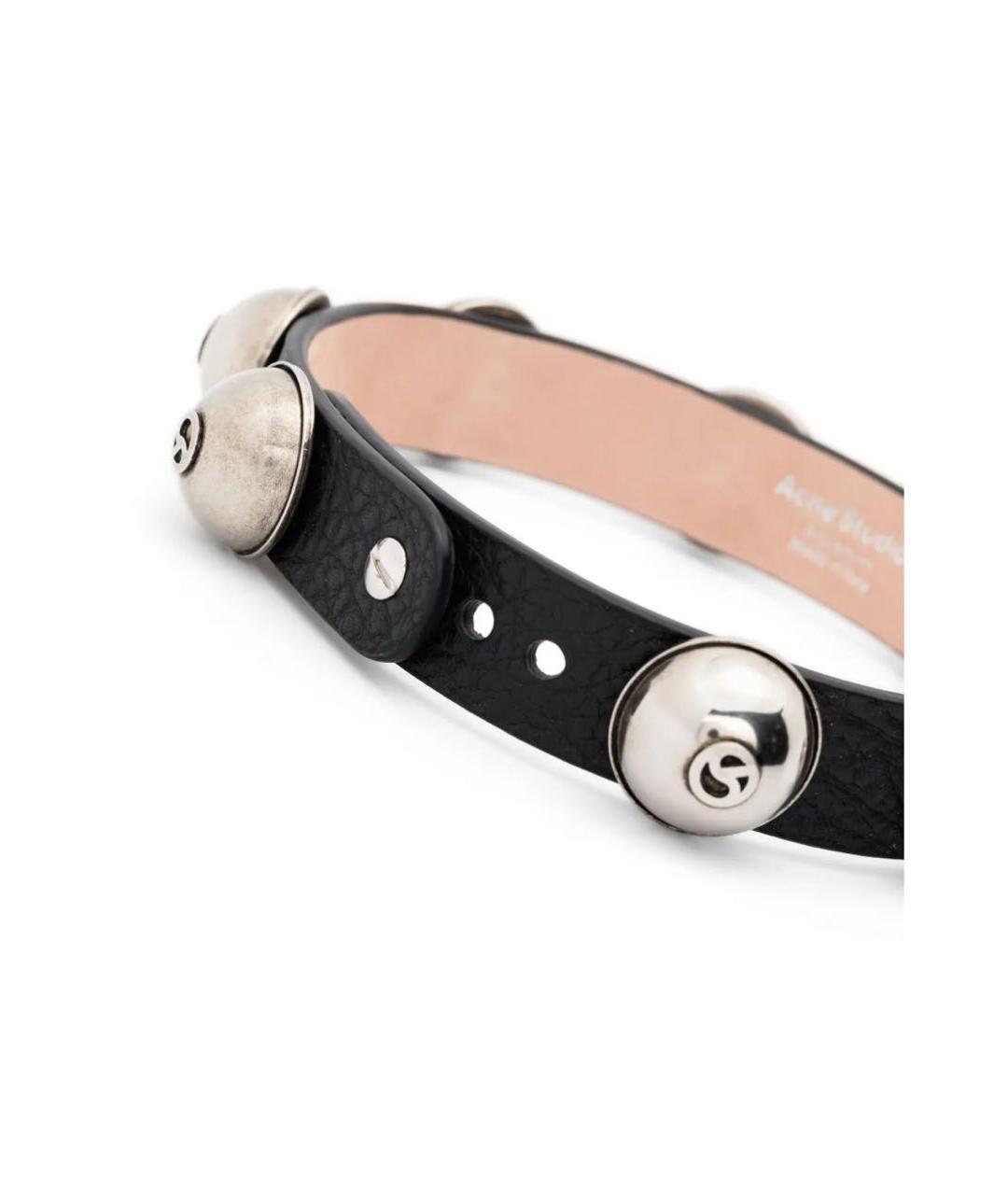 ACNE STUDIOS Черный металлический чокер, фото 2