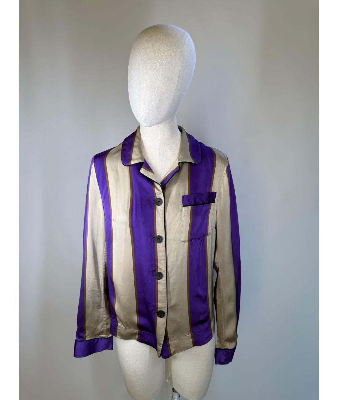 DRIES VAN NOTEN Мульти вискозная блузы, фото 8