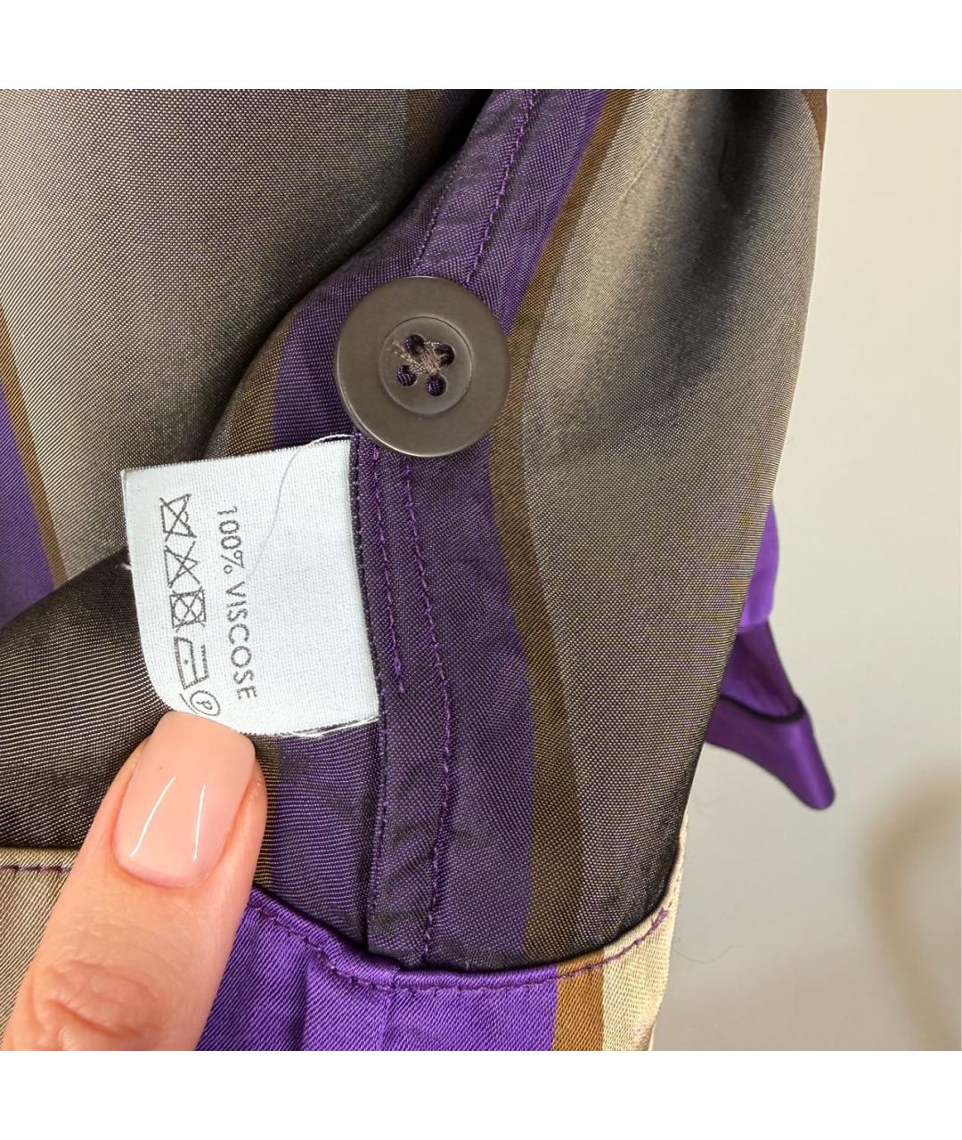 DRIES VAN NOTEN Мульти вискозная блузы, фото 7