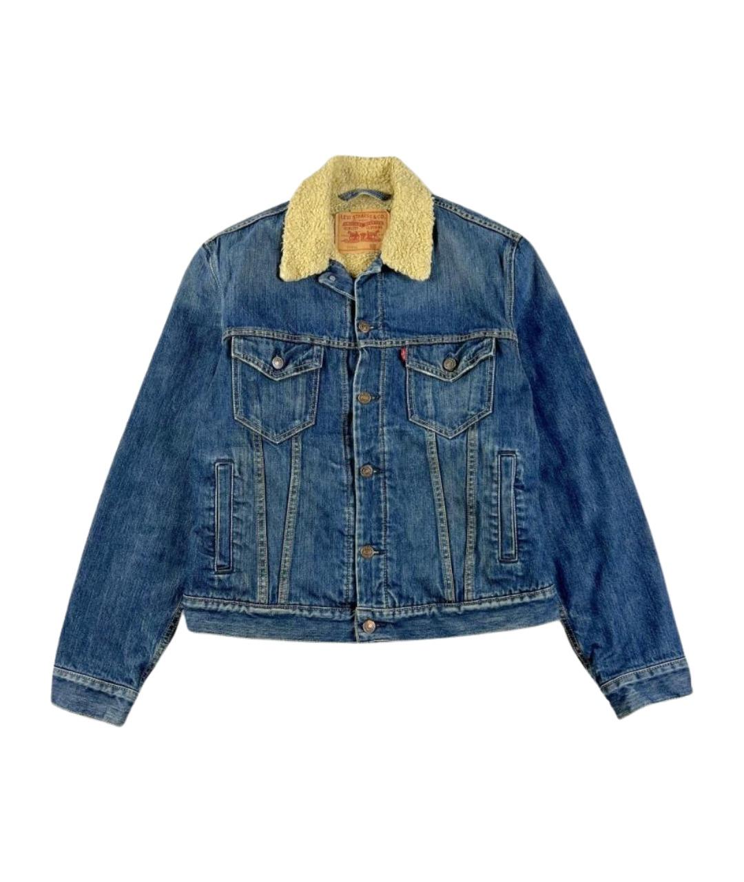 LEVI'S Синяя хлопковая куртка, фото 1