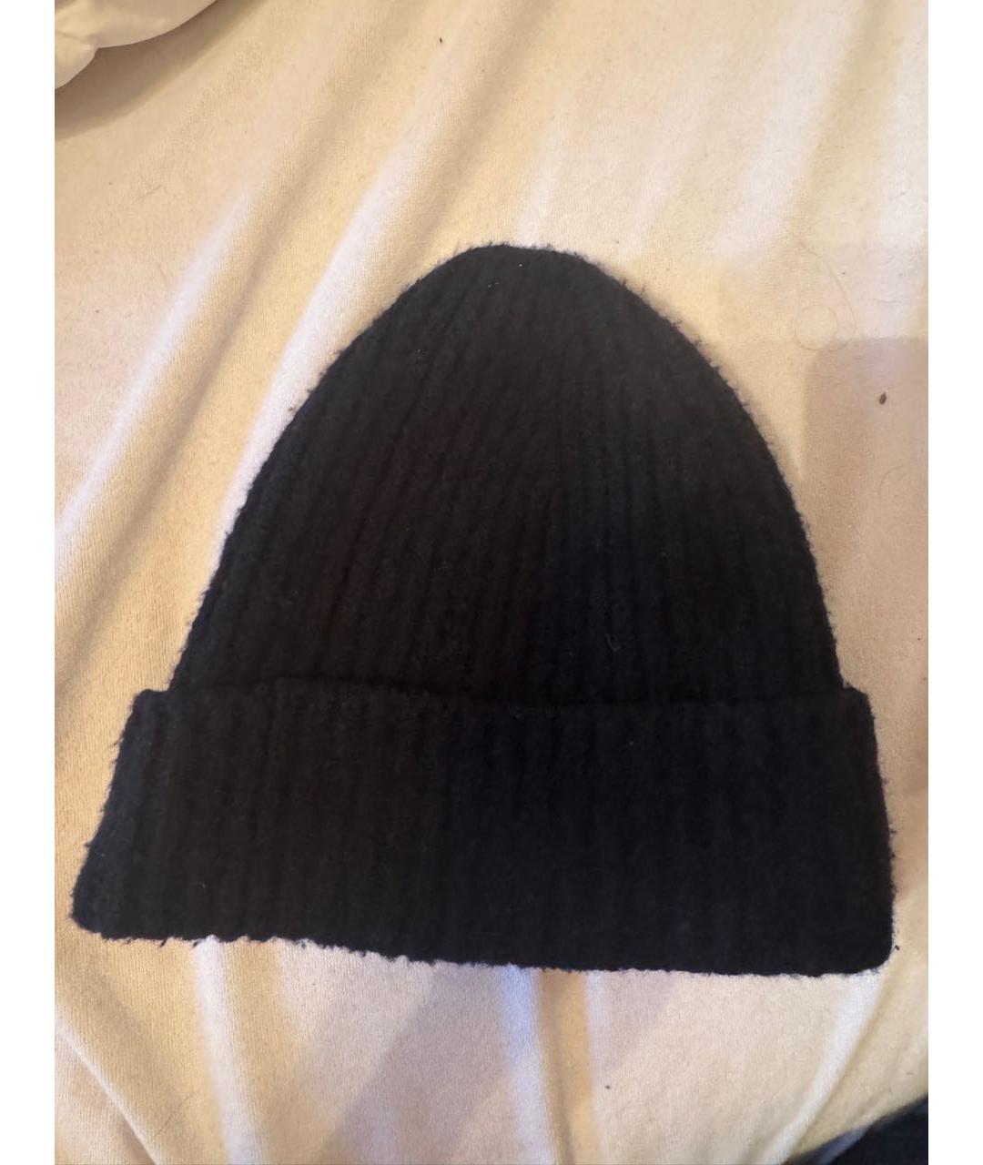 ACNE STUDIOS Темно-синяя шерстяная шапка, фото 2