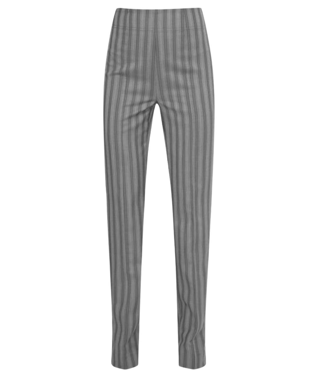 ACNE STUDIOS Серые шерстяные прямые брюки, фото 1