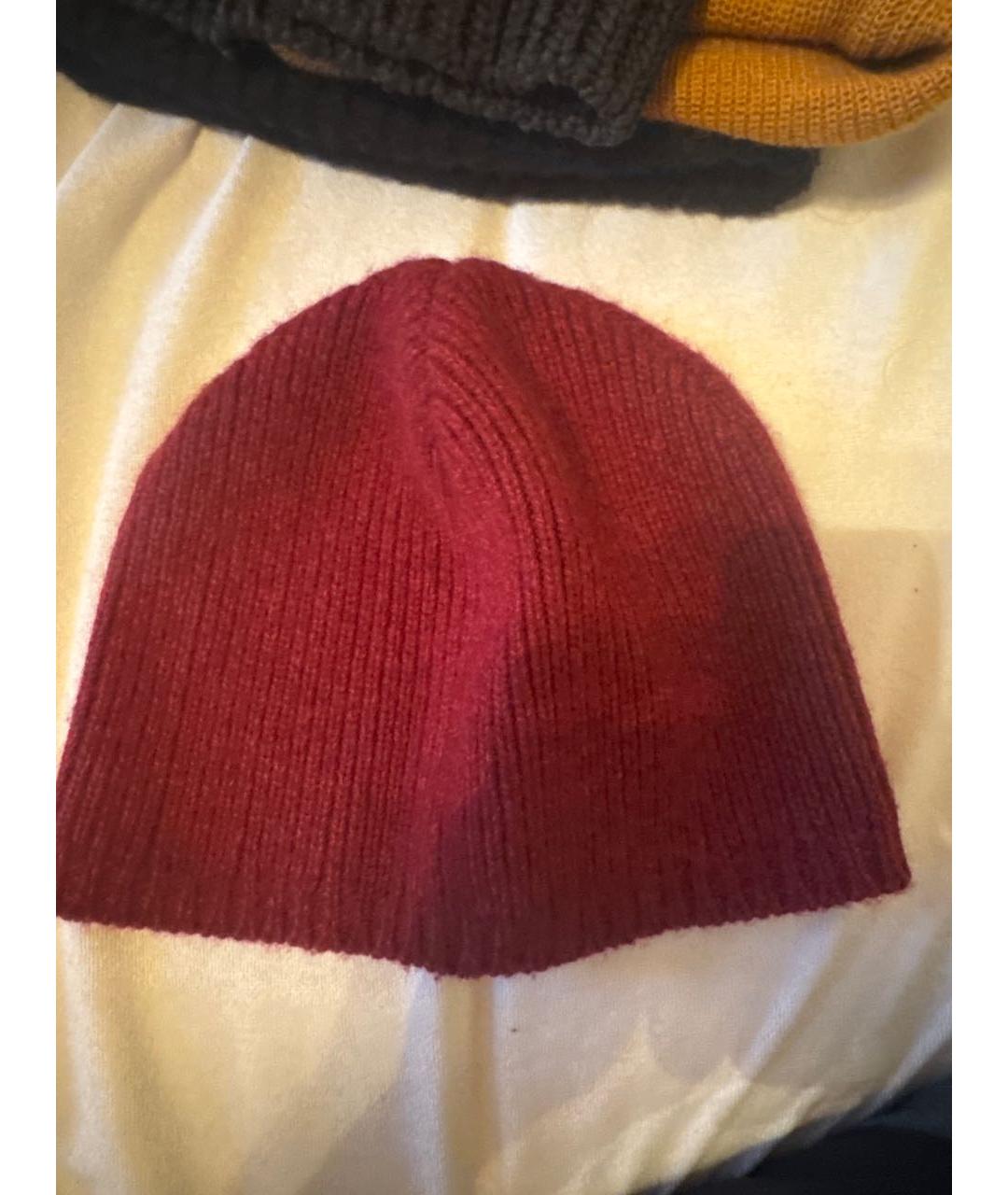 LANVIN Бордовая шерстяная шапка, фото 2