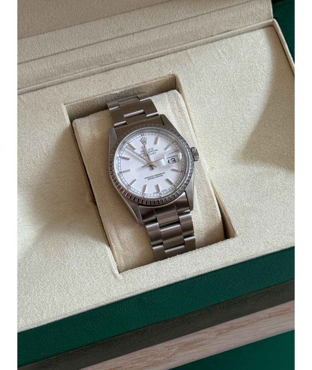 ROLEX Серебряные металлические часы, фото 3