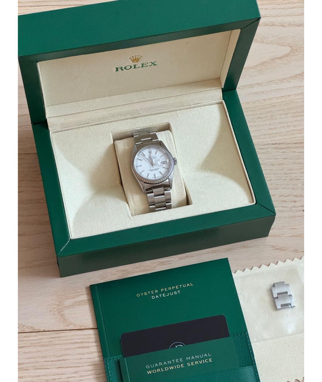 ROLEX Серебряные металлические часы, фото 2